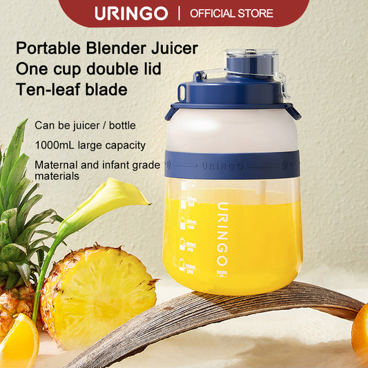 URINGO Portable Juicer Fruit Blender Crush Ice Large Capacity(1000ml)