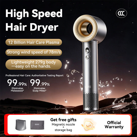 High Speed Hair Dryer 12 Billion Plasma Strong Winds Quick-drying Light Weight